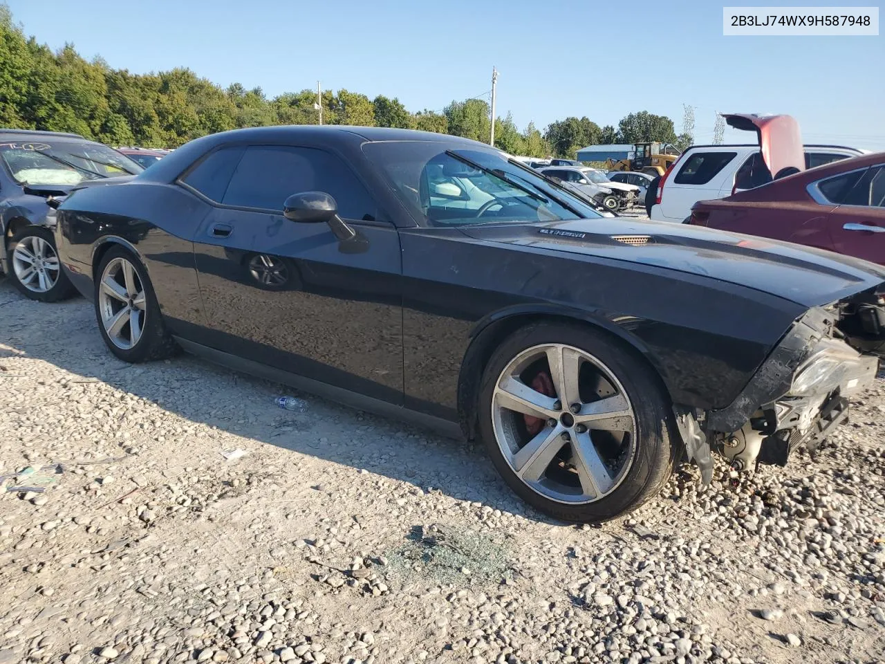 2009 Dodge Challenger Srt-8 VIN: 2B3LJ74WX9H587948 Lot: 72231514