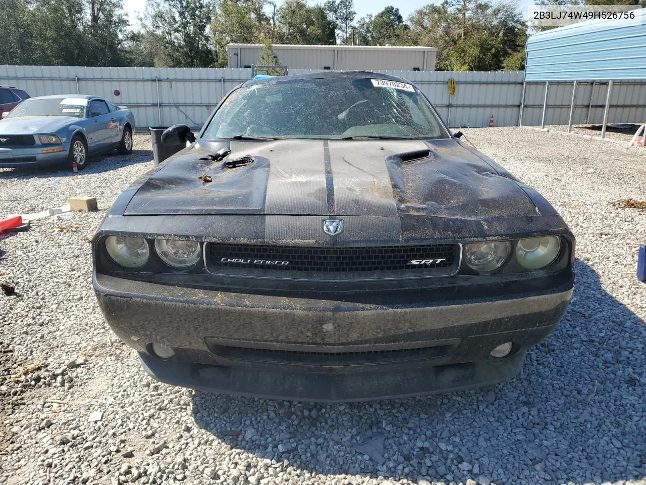 2009 Dodge Challenger Srt-8 VIN: 2B3LJ74W49H526756 Lot: 73970234