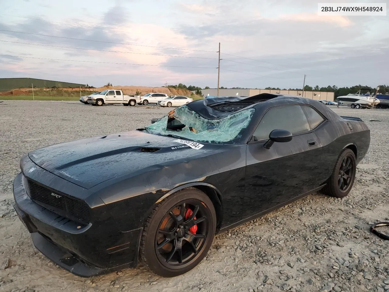 2009 Dodge Challenger Srt-8 VIN: 2B3LJ74WX9H548924 Lot: 74399194