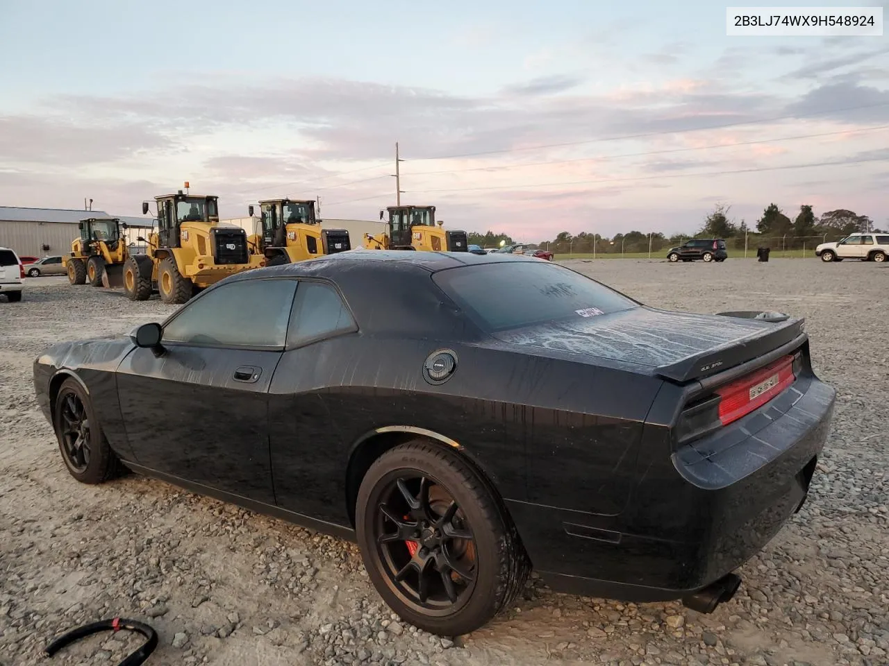 2009 Dodge Challenger Srt-8 VIN: 2B3LJ74WX9H548924 Lot: 74399194