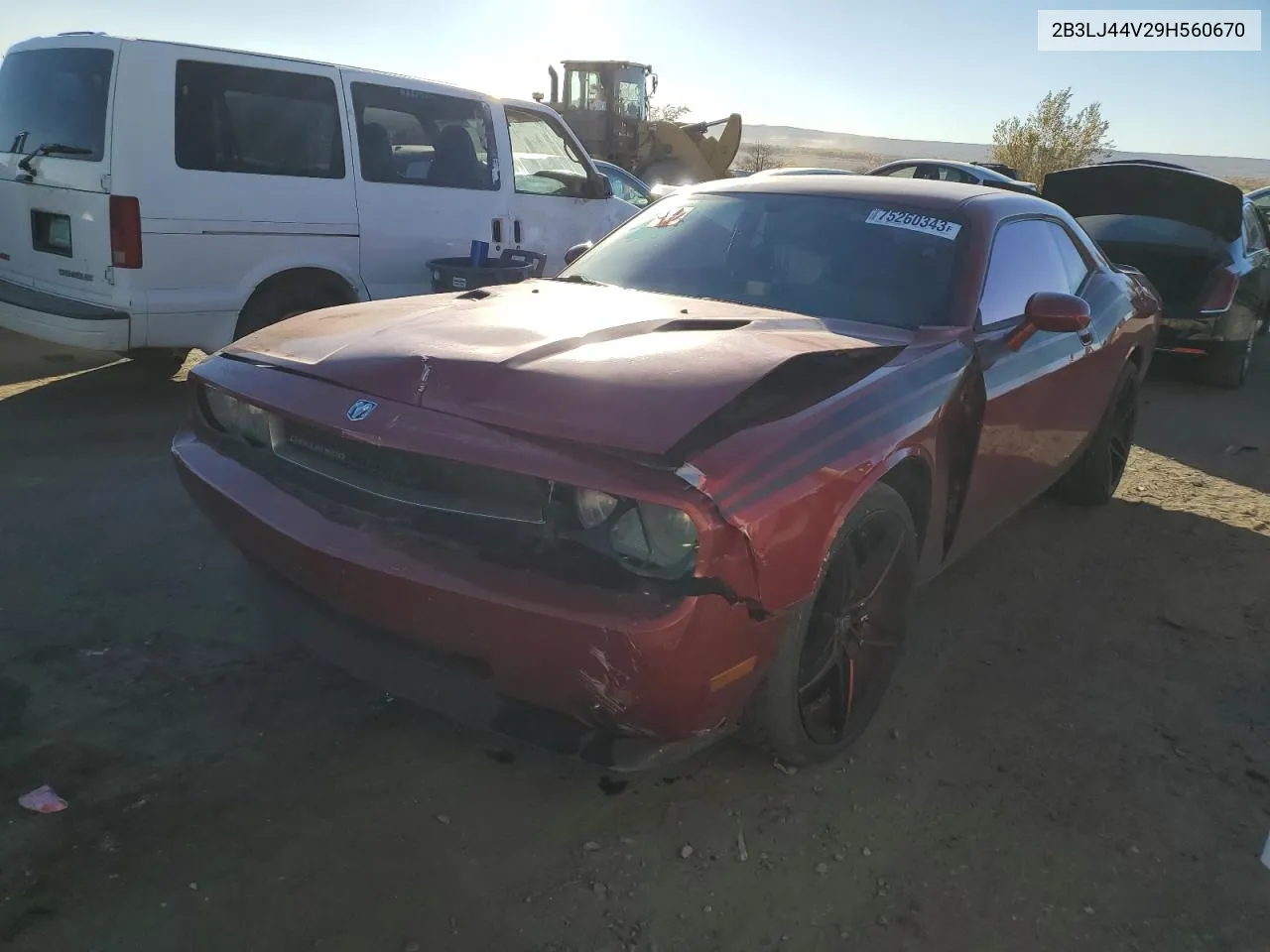 2009 Dodge Challenger Se VIN: 2B3LJ44V29H560670 Lot: 75260343