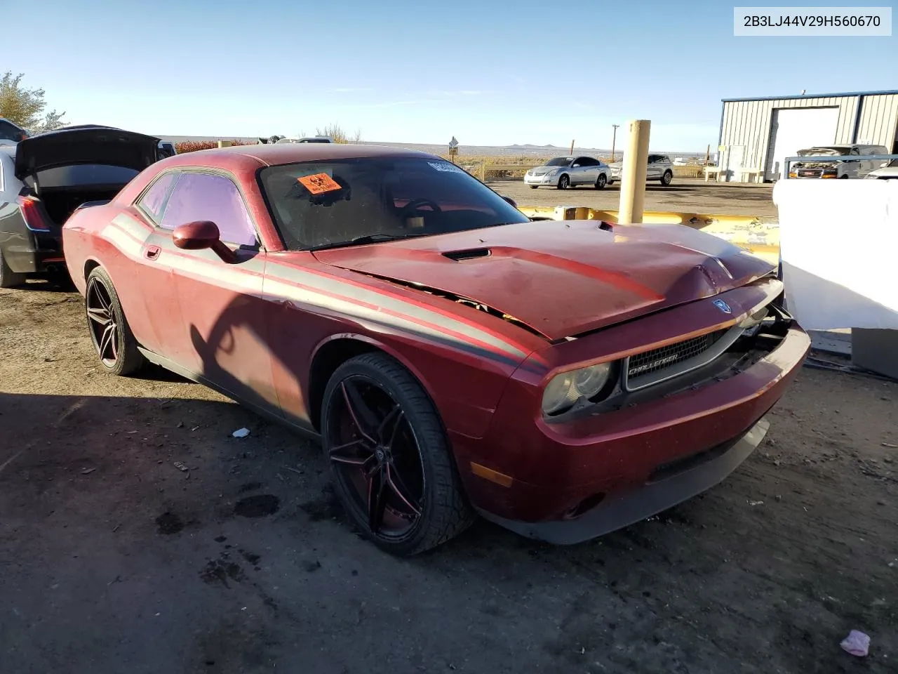 2009 Dodge Challenger Se VIN: 2B3LJ44V29H560670 Lot: 75260343