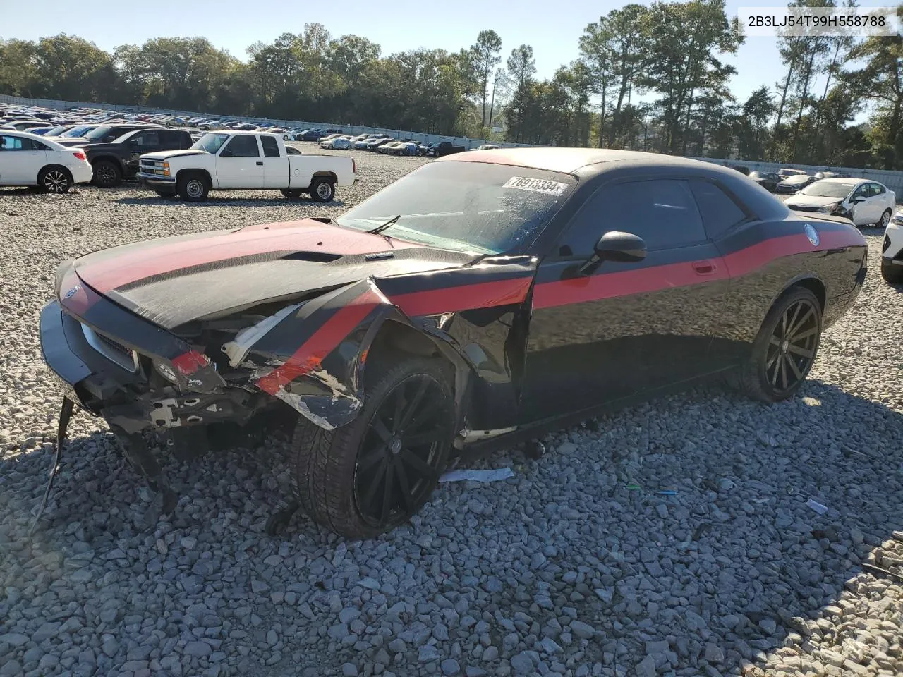 2009 Dodge Challenger R/T VIN: 2B3LJ54T99H558788 Lot: 76913334