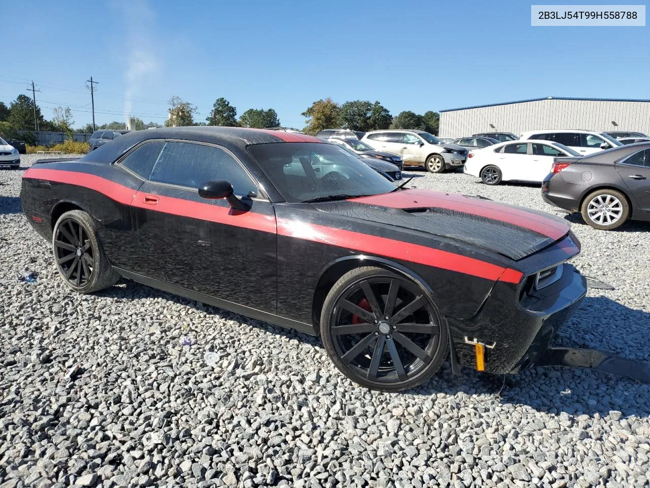 2009 Dodge Challenger R/T VIN: 2B3LJ54T99H558788 Lot: 76913334