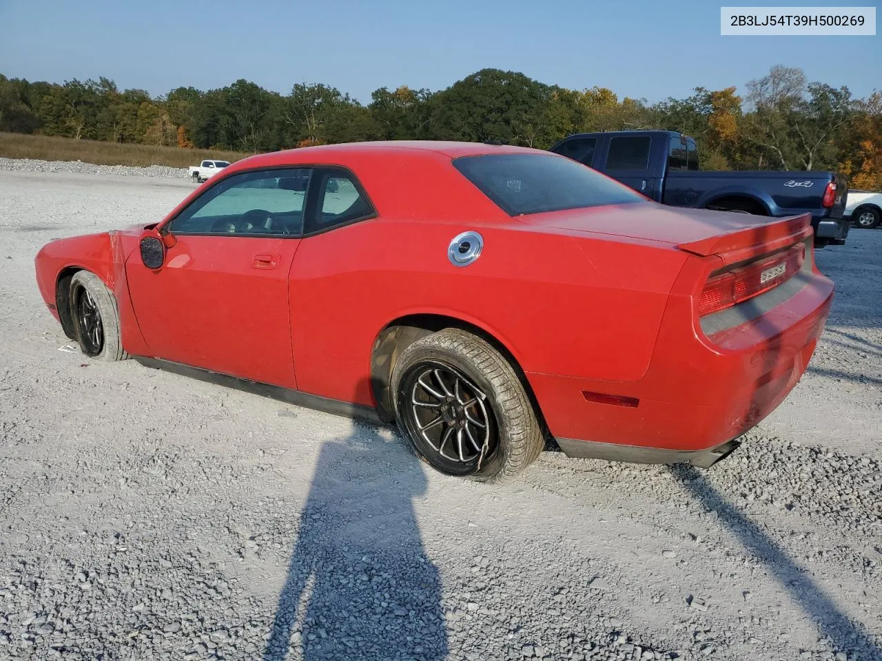 2009 Dodge Challenger R/T VIN: 2B3LJ54T39H500269 Lot: 77183104