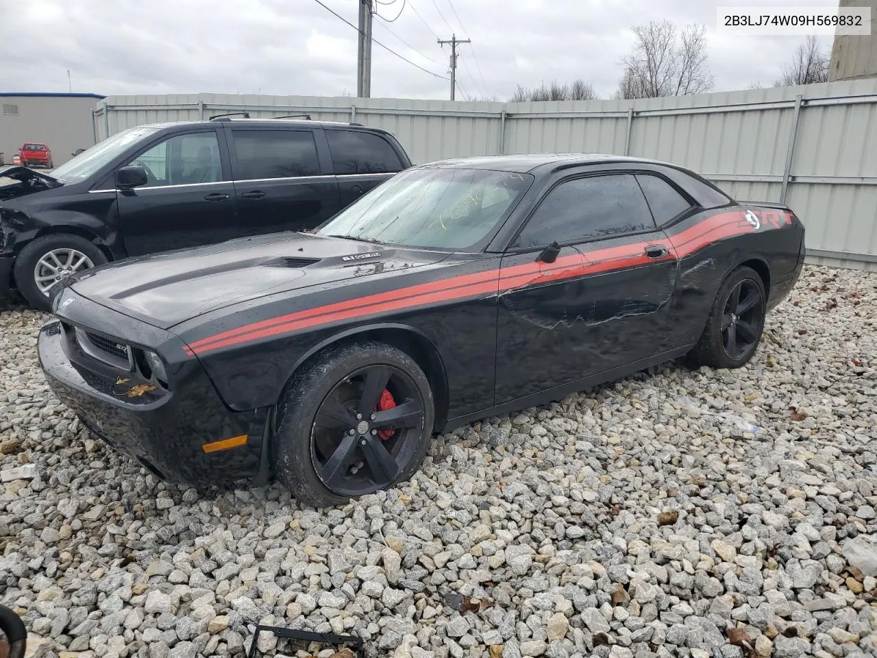 2009 Dodge Challenger Srt-8 VIN: 2B3LJ74W09H569832 Lot: 78840074