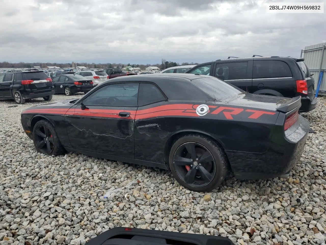 2009 Dodge Challenger Srt-8 VIN: 2B3LJ74W09H569832 Lot: 78840074