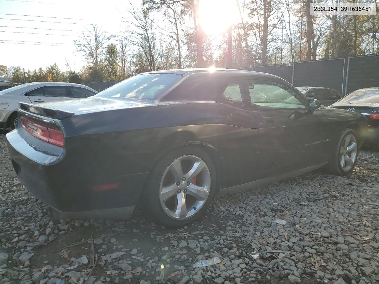 2009 Dodge Challenger R/T VIN: 2B3LJ54T39H636451 Lot: 80472494