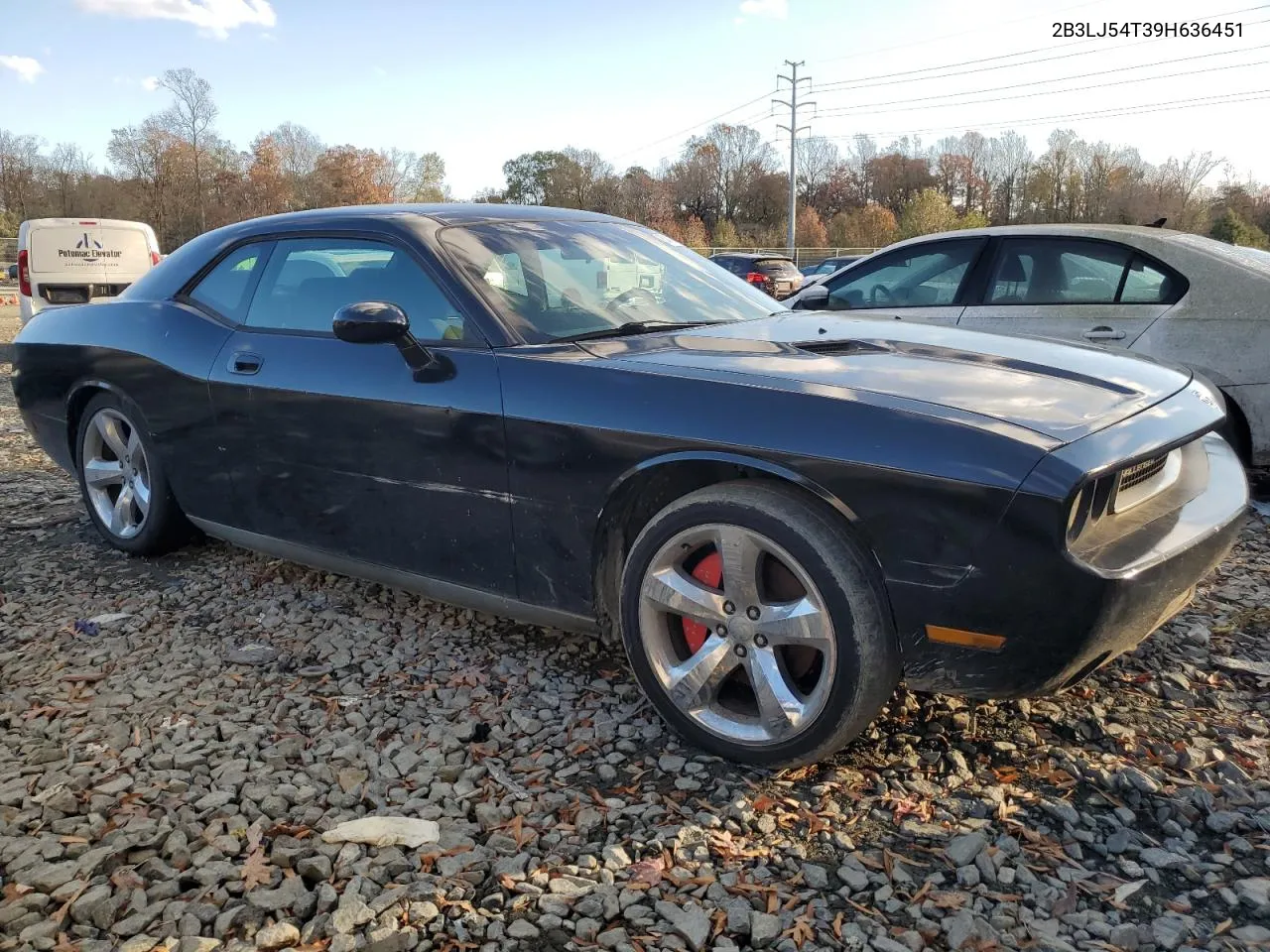 2009 Dodge Challenger R/T VIN: 2B3LJ54T39H636451 Lot: 80472494