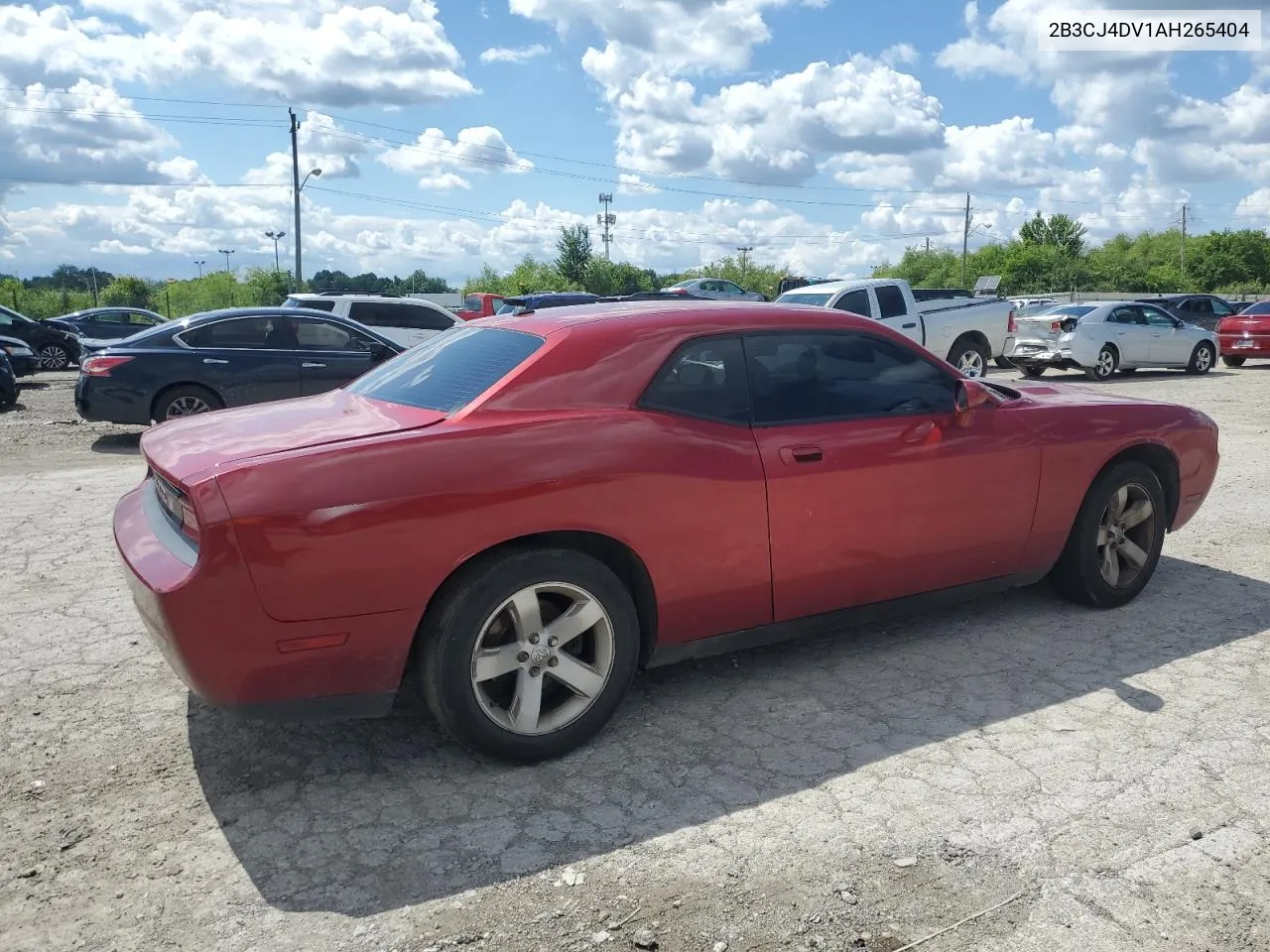 2010 Dodge Challenger Se VIN: 2B3CJ4DV1AH265404 Lot: 56888724