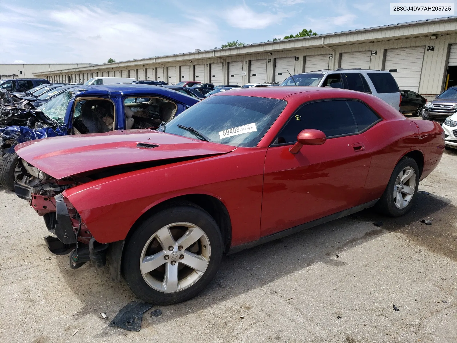 2B3CJ4DV7AH205725 2010 Dodge Challenger Se