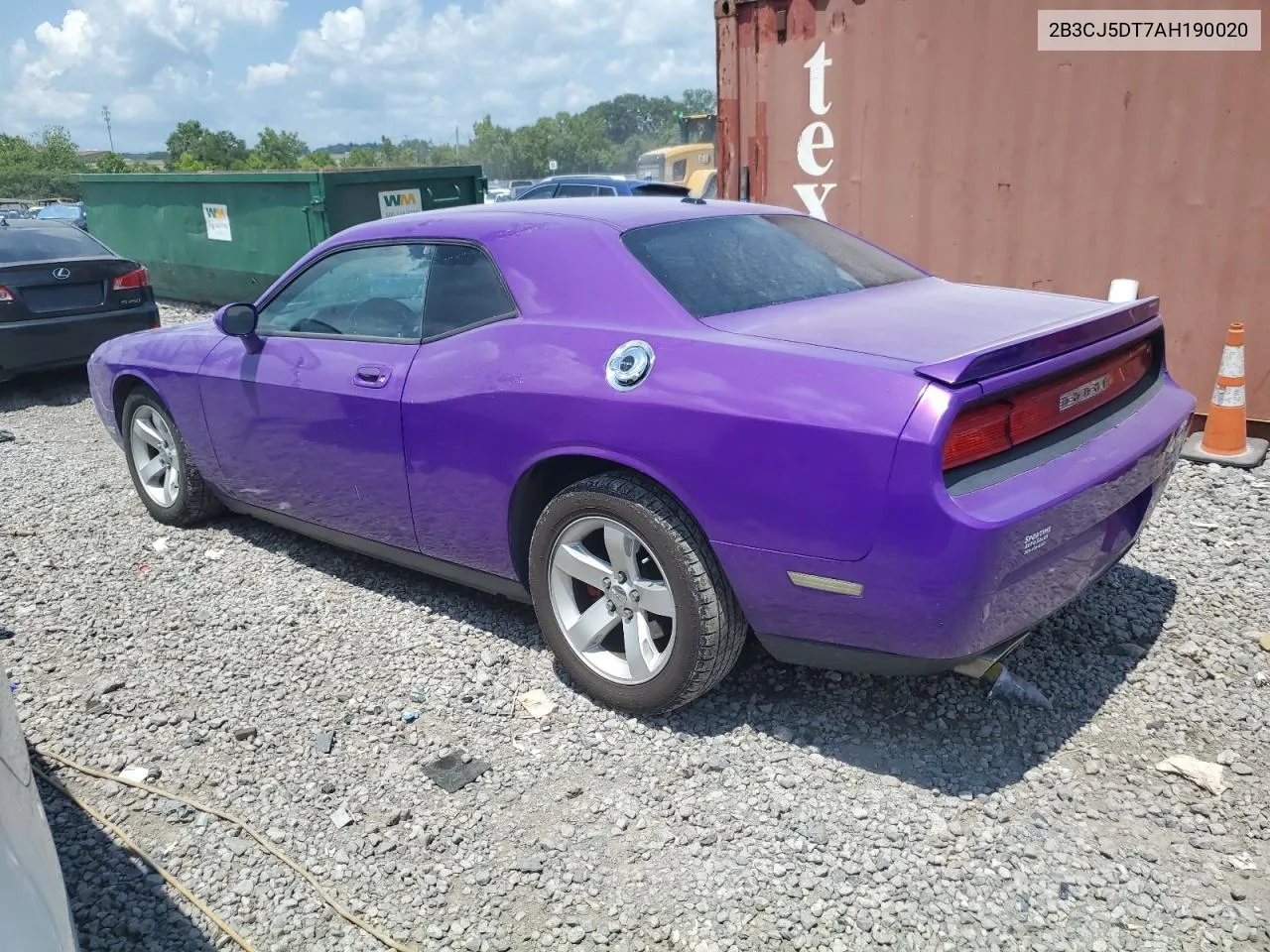 2010 Dodge Challenger R/T VIN: 2B3CJ5DT7AH190020 Lot: 64799744