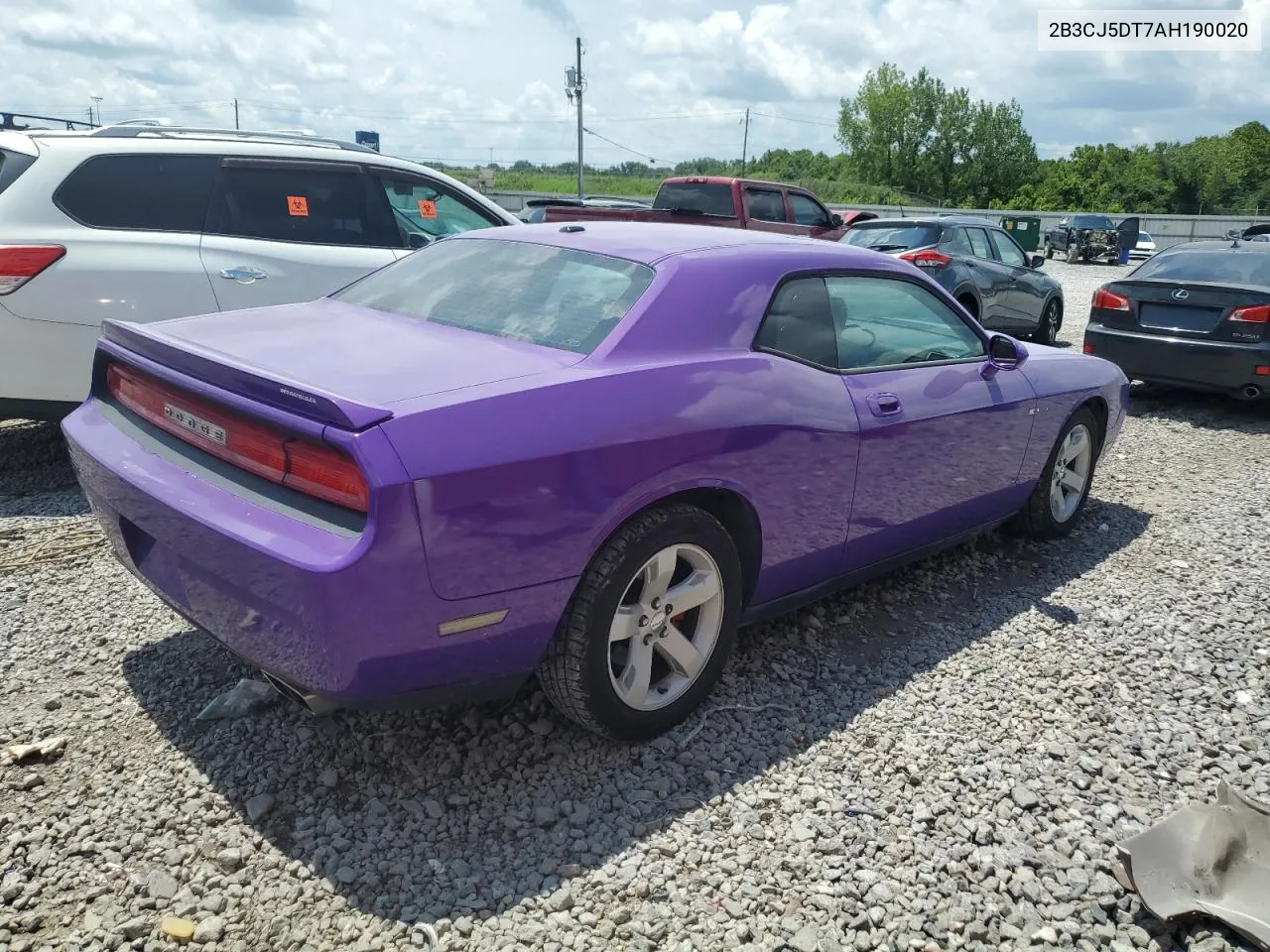 2010 Dodge Challenger R/T VIN: 2B3CJ5DT7AH190020 Lot: 64799744