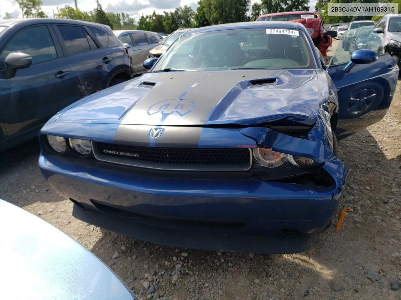 2010 Dodge Challenger Se VIN: 2B3CJ4DV1AH109315 Lot: 67494734