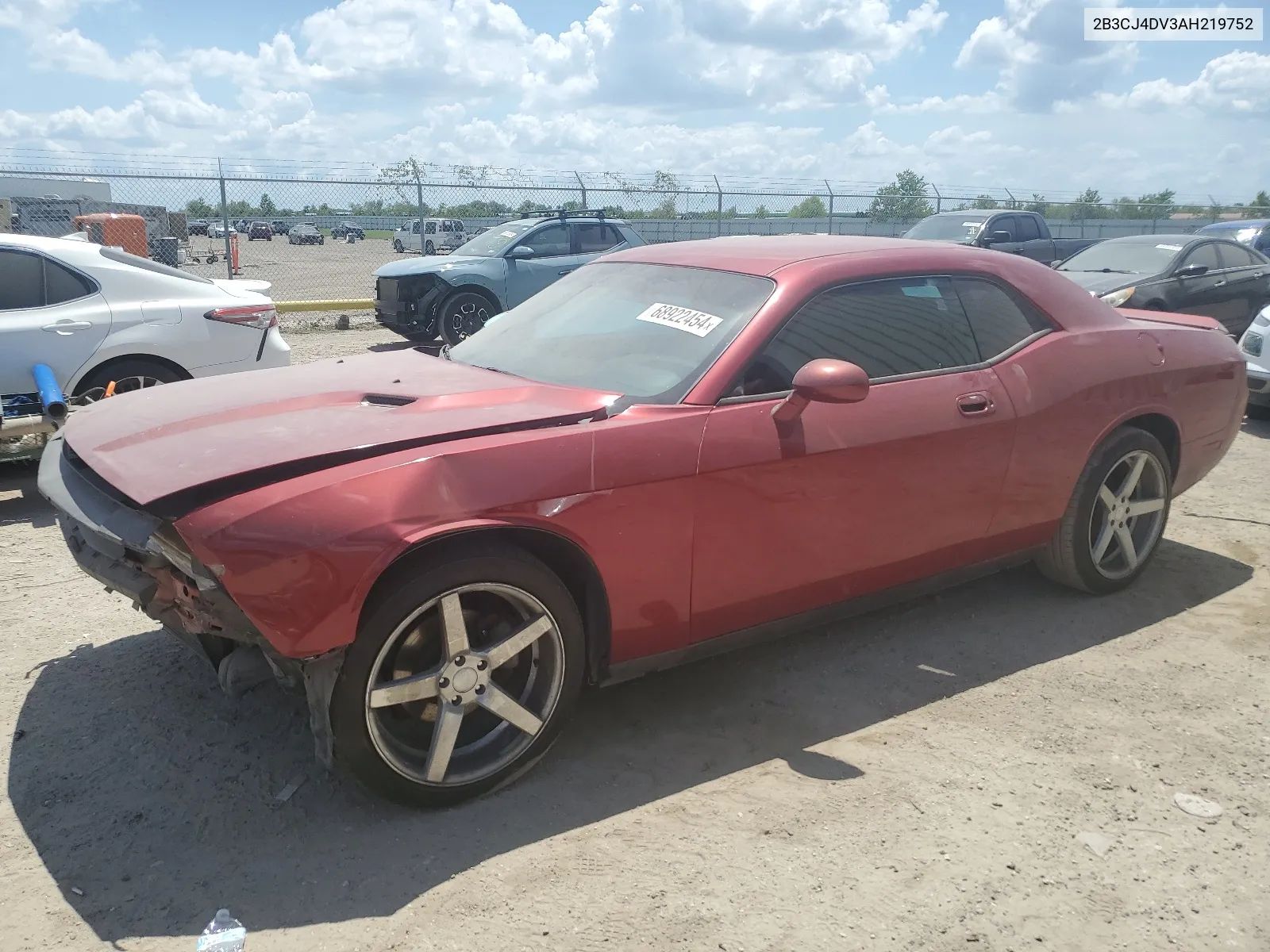 2010 Dodge Challenger Se VIN: 2B3CJ4DV3AH219752 Lot: 68922454