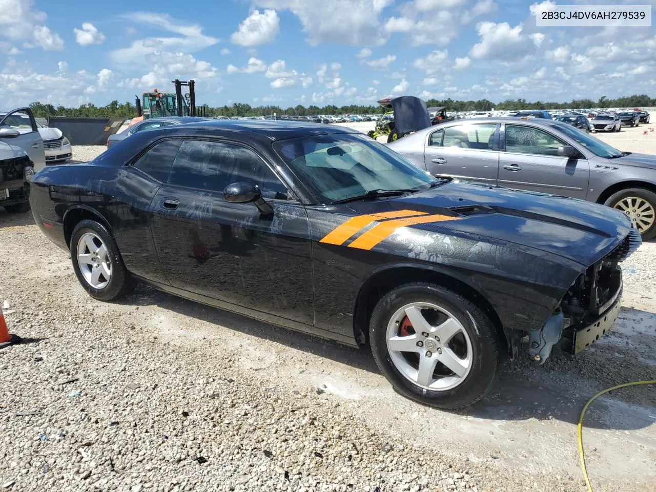 2B3CJ4DV6AH279539 2010 Dodge Challenger Se