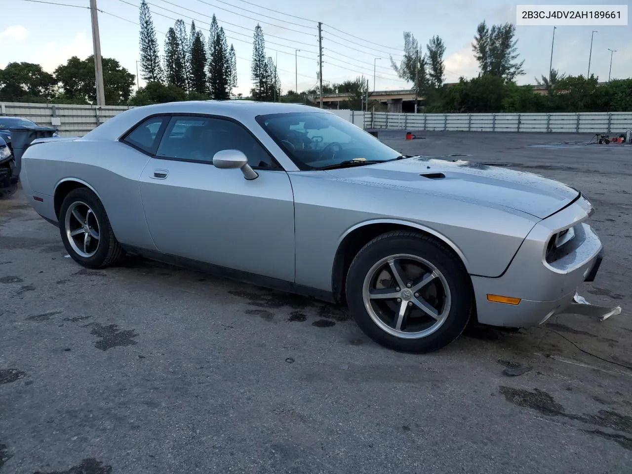 2010 Dodge Challenger Se VIN: 2B3CJ4DV2AH189661 Lot: 70887284