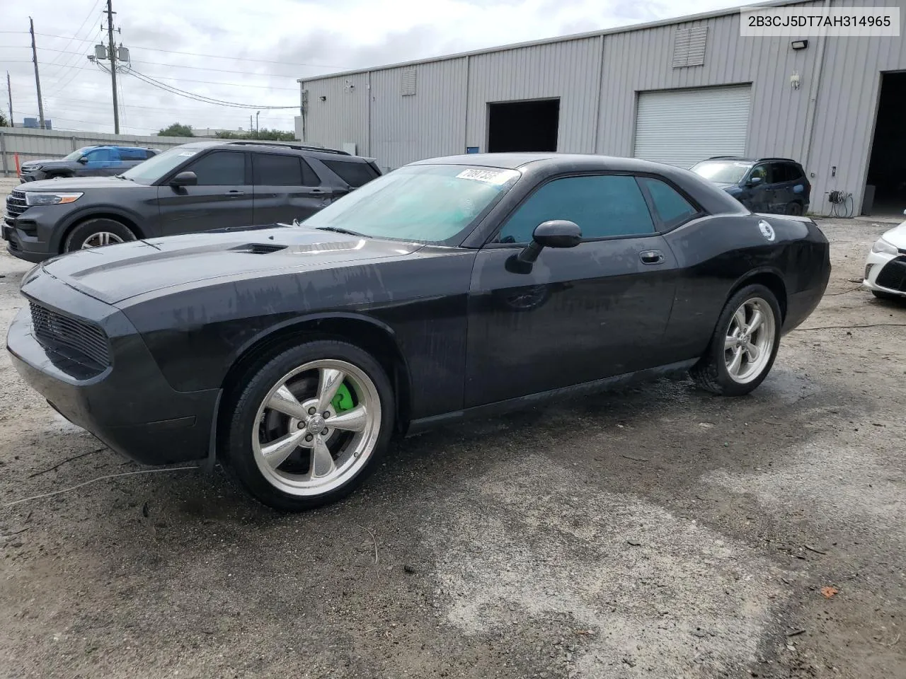 2010 Dodge Challenger R/T VIN: 2B3CJ5DT7AH314965 Lot: 70973564