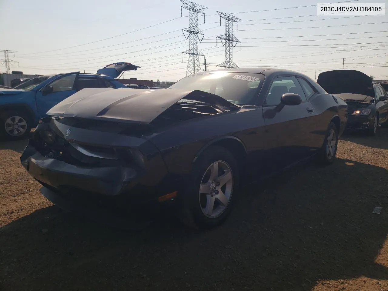 2010 Dodge Challenger Se VIN: 2B3CJ4DV2AH184105 Lot: 71411684