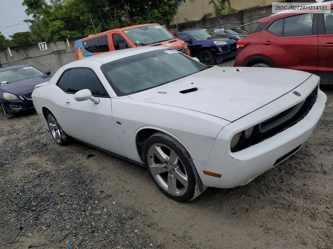 2010 Dodge Challenger R/T VIN: 2B3CJ5DT2AH314131 Lot: 71792124