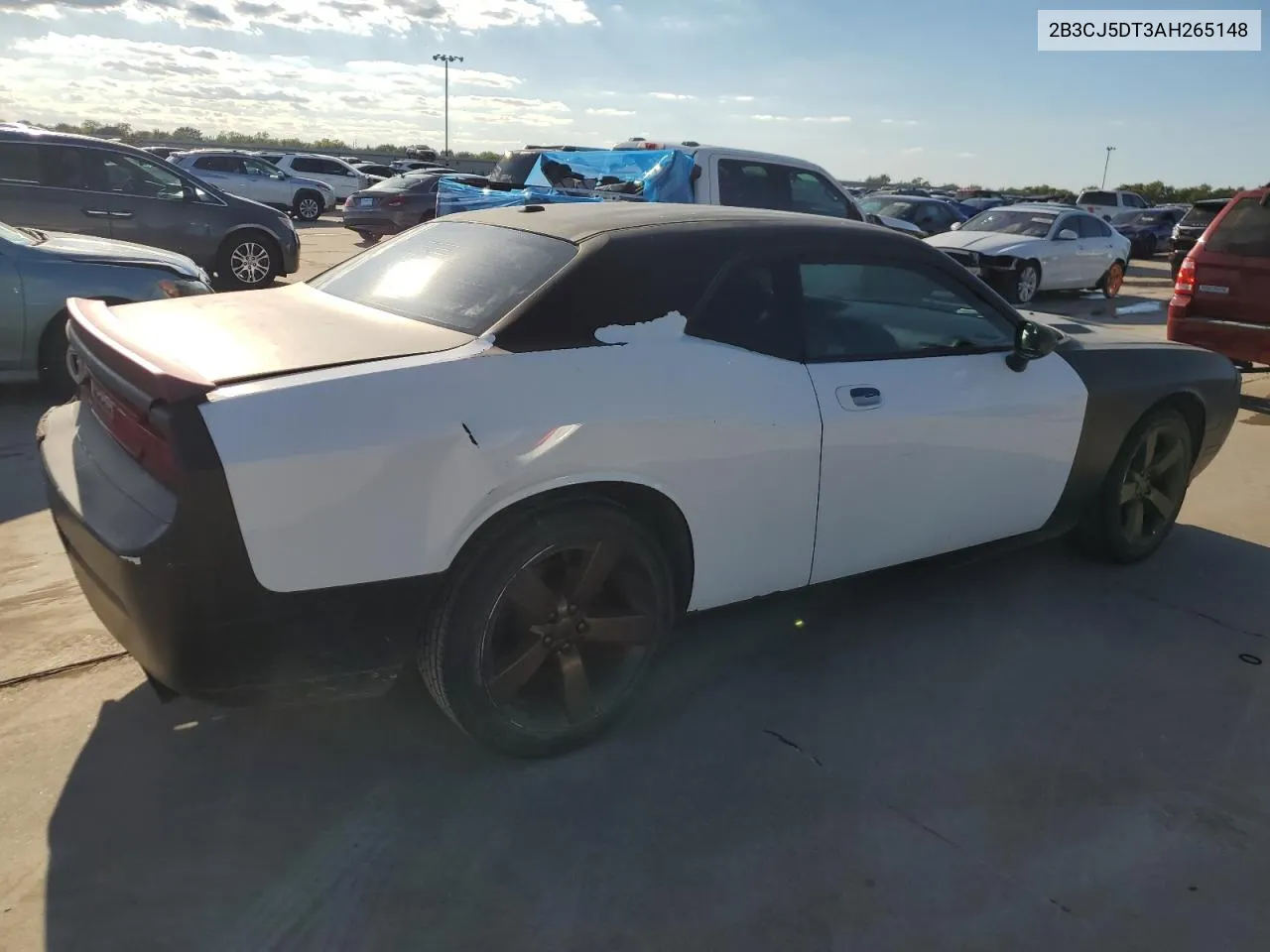 2010 Dodge Challenger R/T VIN: 2B3CJ5DT3AH265148 Lot: 73105254