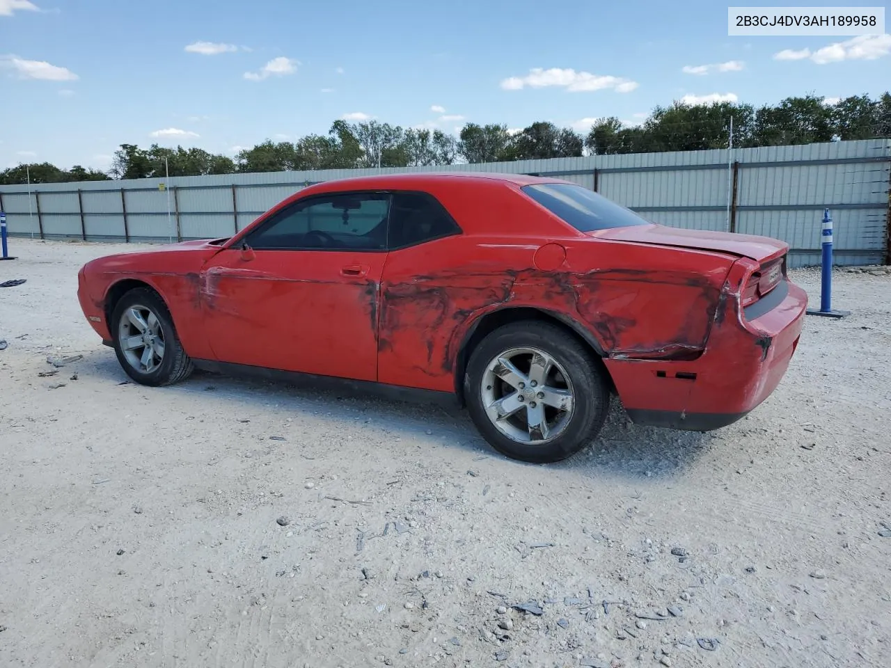 2010 Dodge Challenger Se VIN: 2B3CJ4DV3AH189958 Lot: 74422104