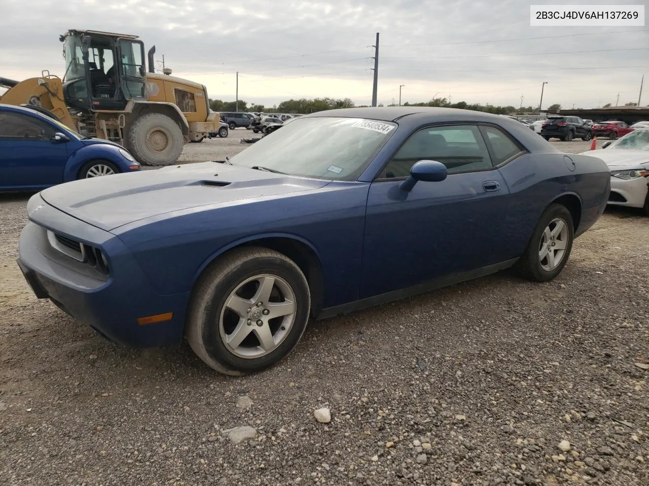 2010 Dodge Challenger Se VIN: 2B3CJ4DV6AH137269 Lot: 75540534