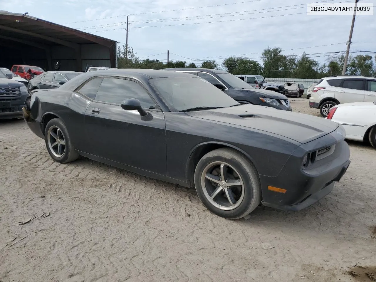 2010 Dodge Challenger Se VIN: 2B3CJ4DV1AH190039 Lot: 76361104