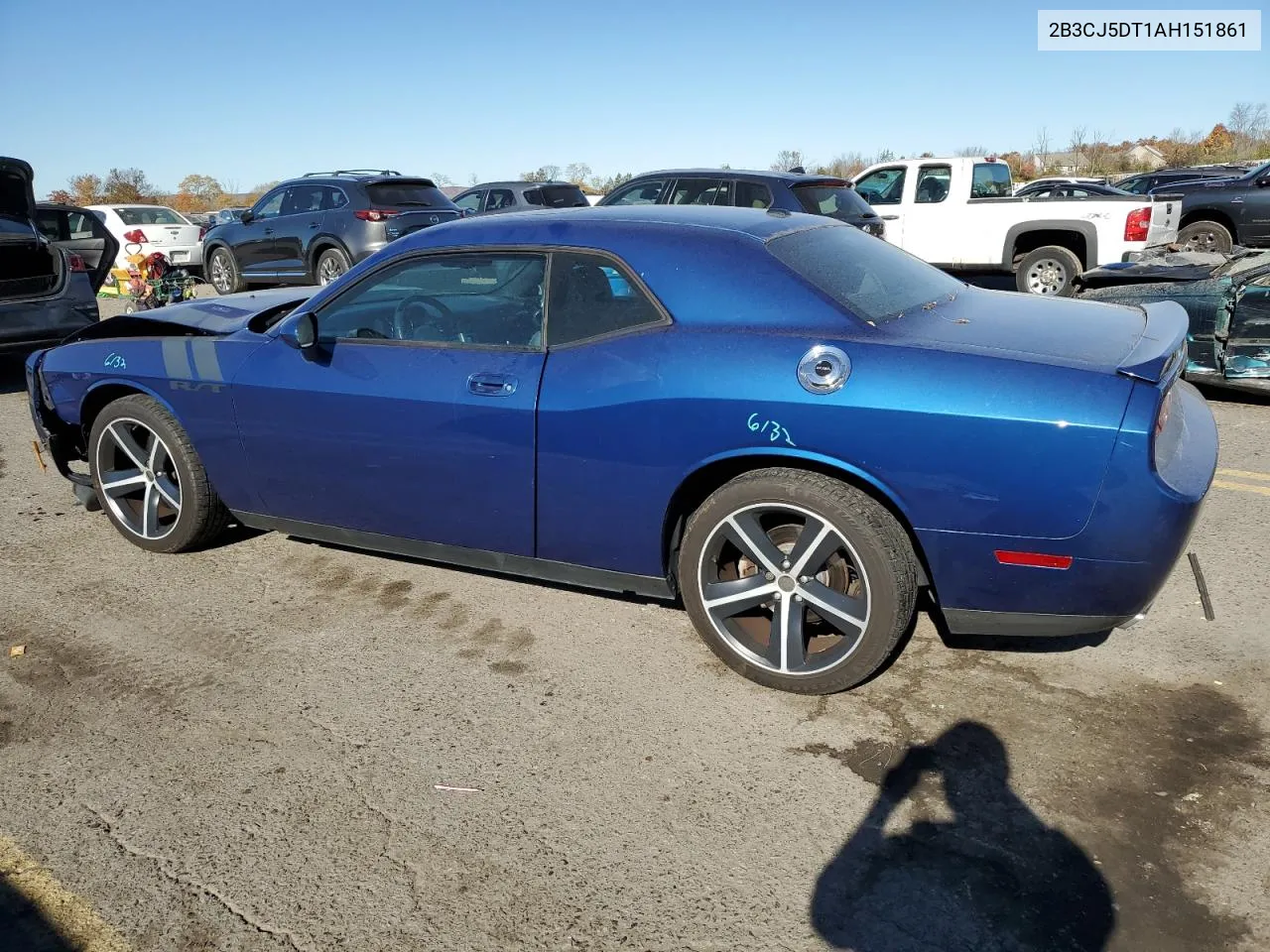 2010 Dodge Challenger R/T VIN: 2B3CJ5DT1AH151861 Lot: 77094884