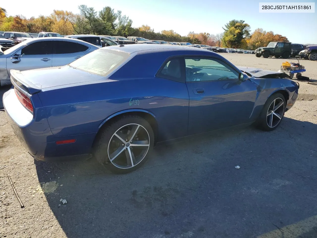 2010 Dodge Challenger R/T VIN: 2B3CJ5DT1AH151861 Lot: 77094884