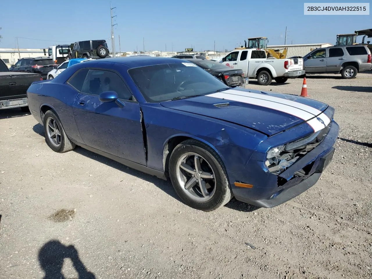 2B3CJ4DV0AH322515 2010 Dodge Challenger Se