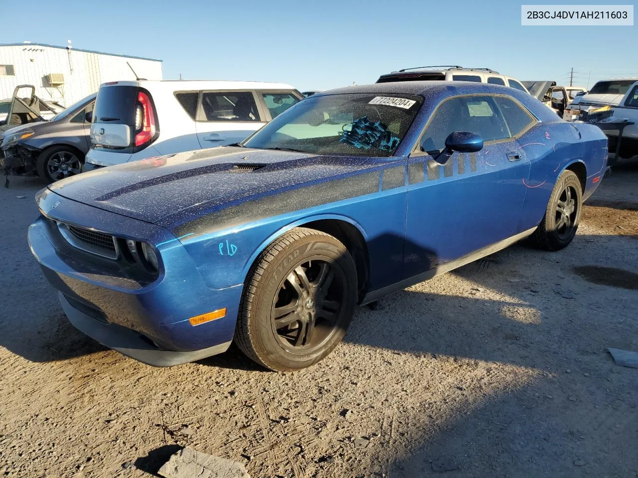 2010 Dodge Challenger Se VIN: 2B3CJ4DV1AH211603 Lot: 77224204