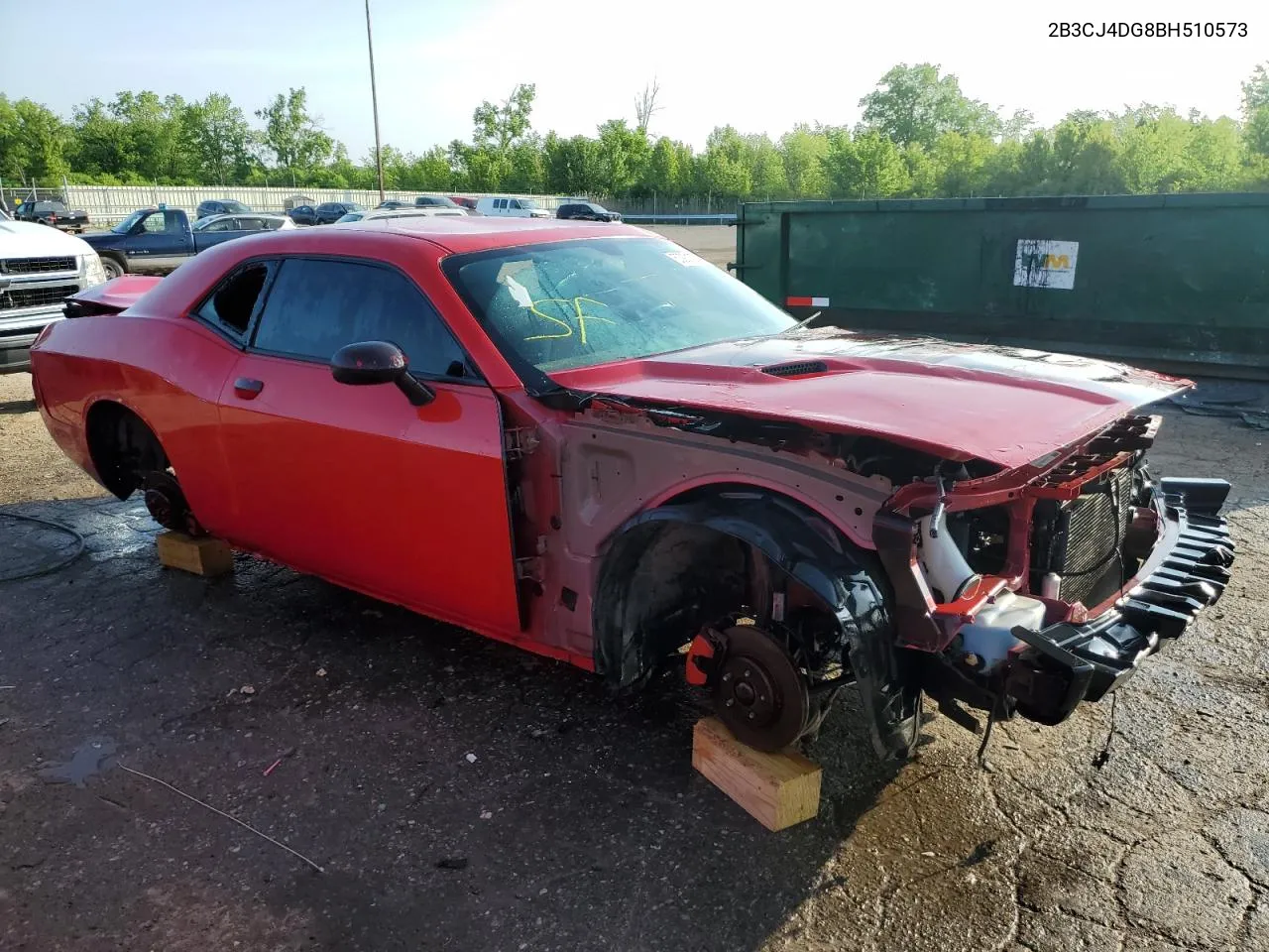 2B3CJ4DG8BH510573 2011 Dodge Challenger