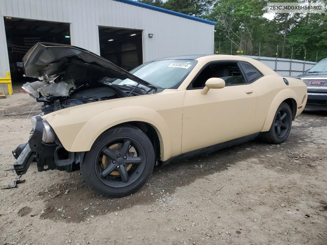 2011 Dodge Challenger VIN: 2B3CJ4DGXBH561802 Lot: 54936814