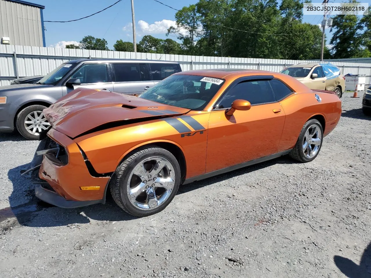 2011 Dodge Challenger R/T VIN: 2B3CJ5DT2BH602118 Lot: 56826684