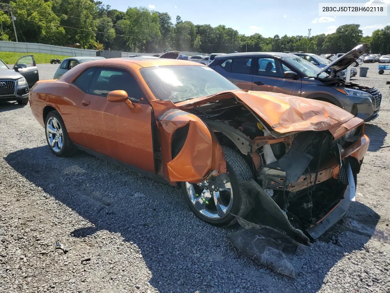 2011 Dodge Challenger R/T VIN: 2B3CJ5DT2BH602118 Lot: 56826684