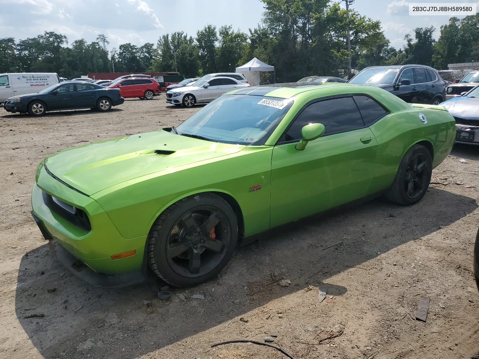 2B3CJ7DJ8BH589580 2011 Dodge Challenger Srt-8