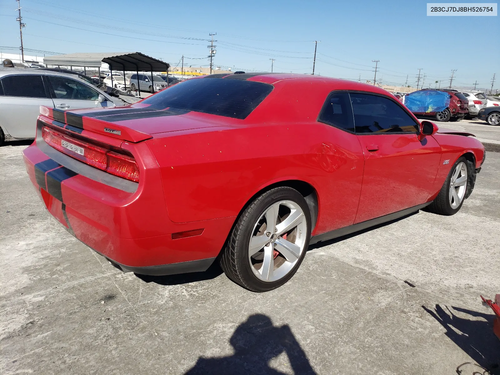 2B3CJ7DJ8BH526754 2011 Dodge Challenger Srt-8