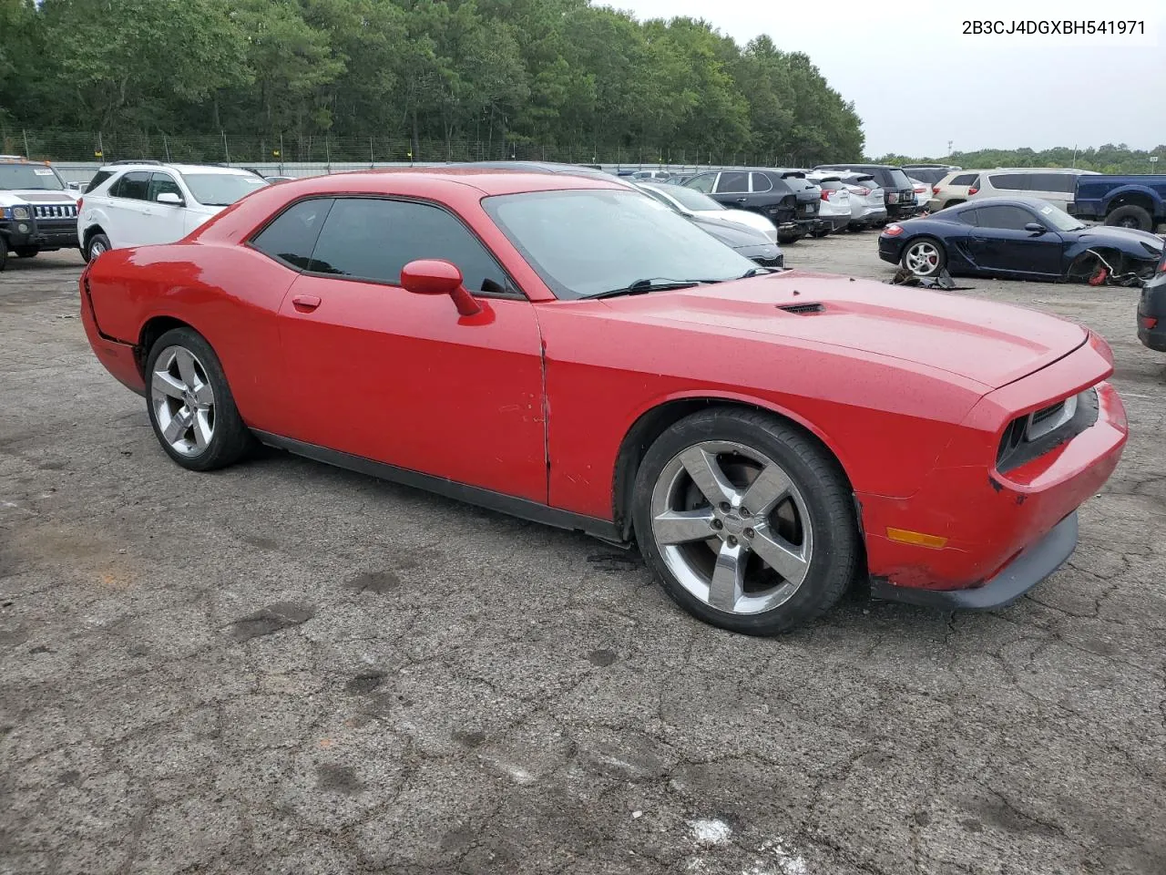 2B3CJ4DGXBH541971 2011 Dodge Challenger