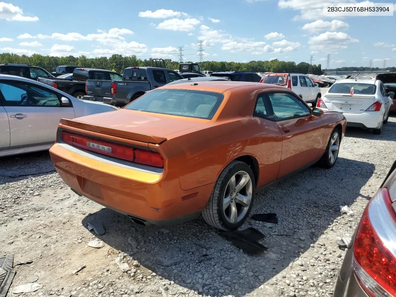 2011 Dodge Challenger R/T VIN: 2B3CJ5DT6BH533904 Lot: 72046354