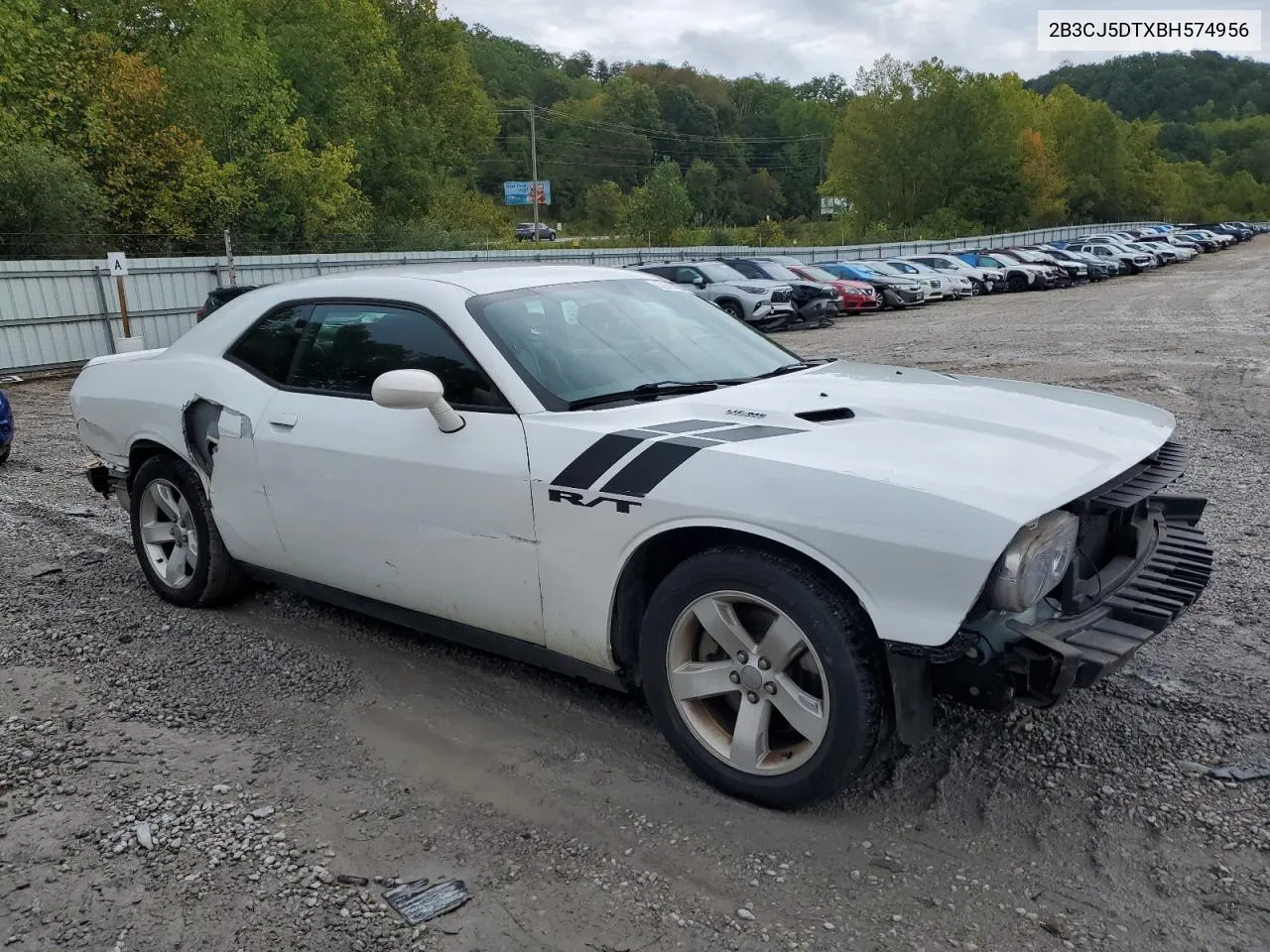 2011 Dodge Challenger R/T VIN: 2B3CJ5DTXBH574956 Lot: 72314224