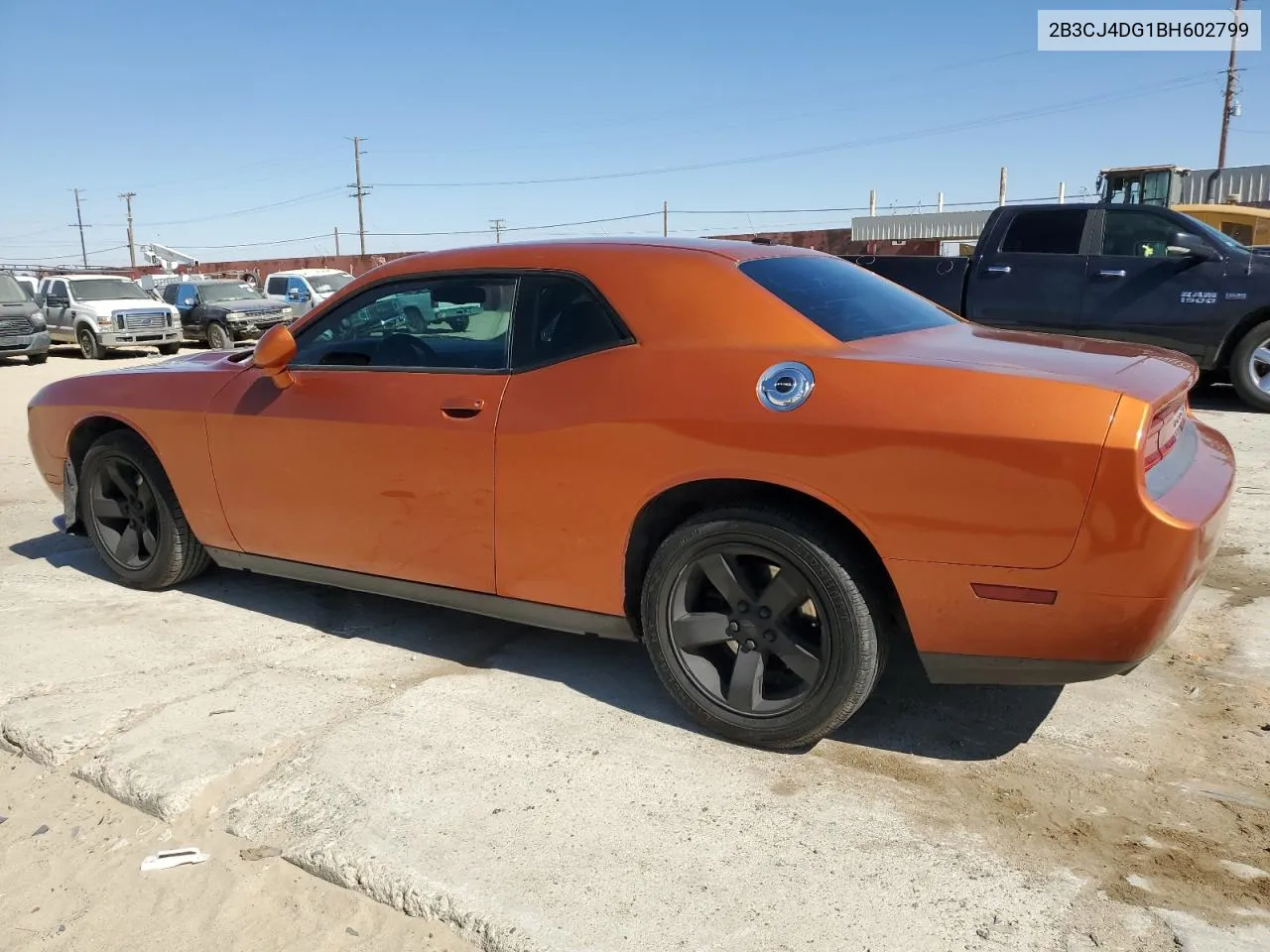 2011 Dodge Challenger VIN: 2B3CJ4DG1BH602799 Lot: 75476184