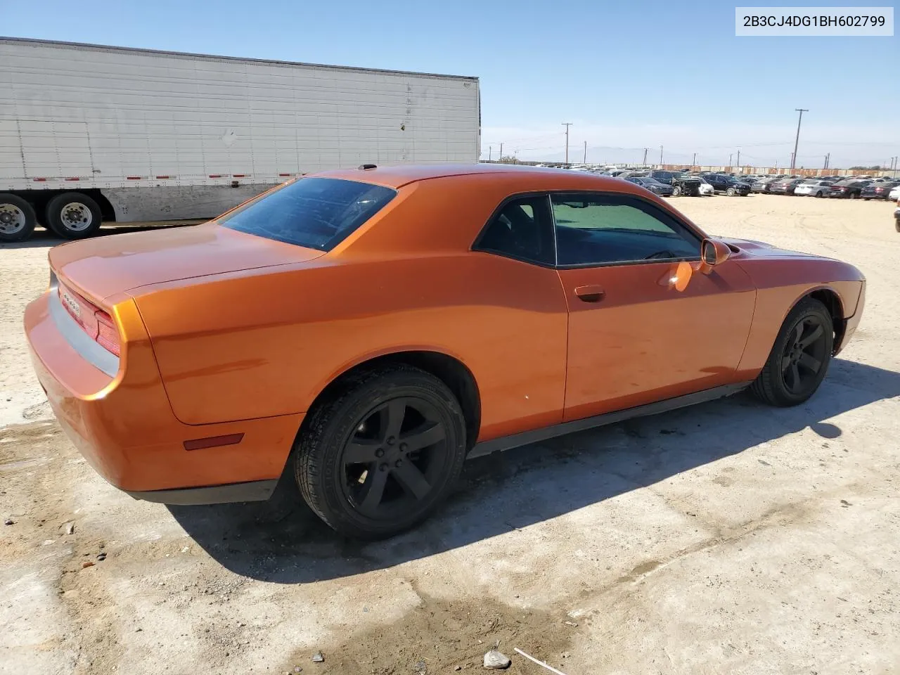 2011 Dodge Challenger VIN: 2B3CJ4DG1BH602799 Lot: 75476184