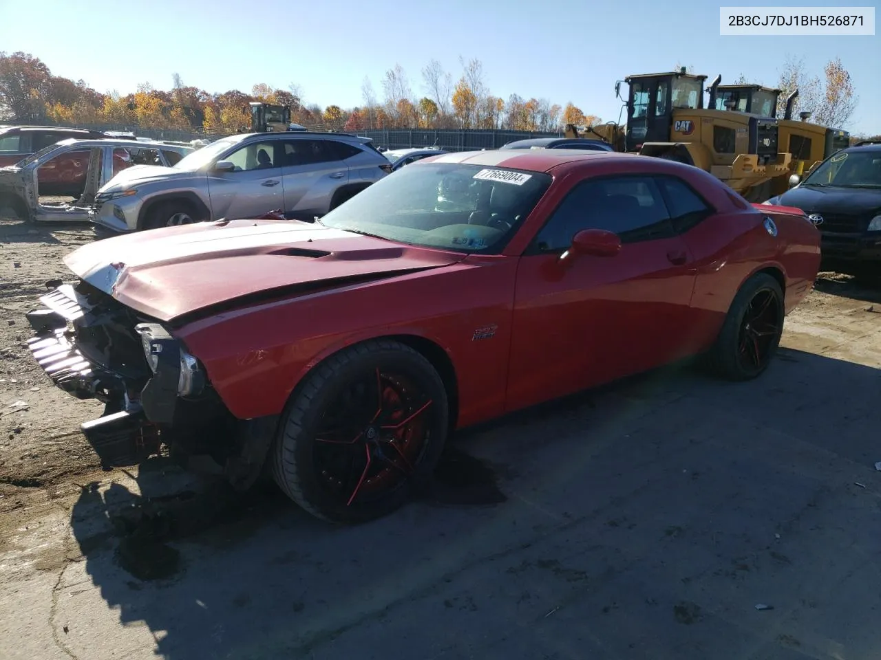 2011 Dodge Challenger Srt-8 VIN: 2B3CJ7DJ1BH526871 Lot: 77669004