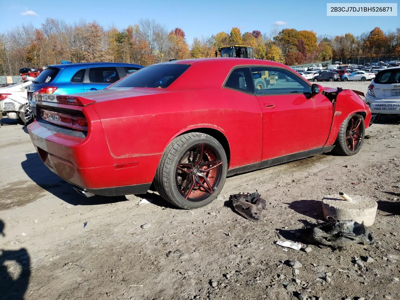 2B3CJ7DJ1BH526871 2011 Dodge Challenger Srt-8