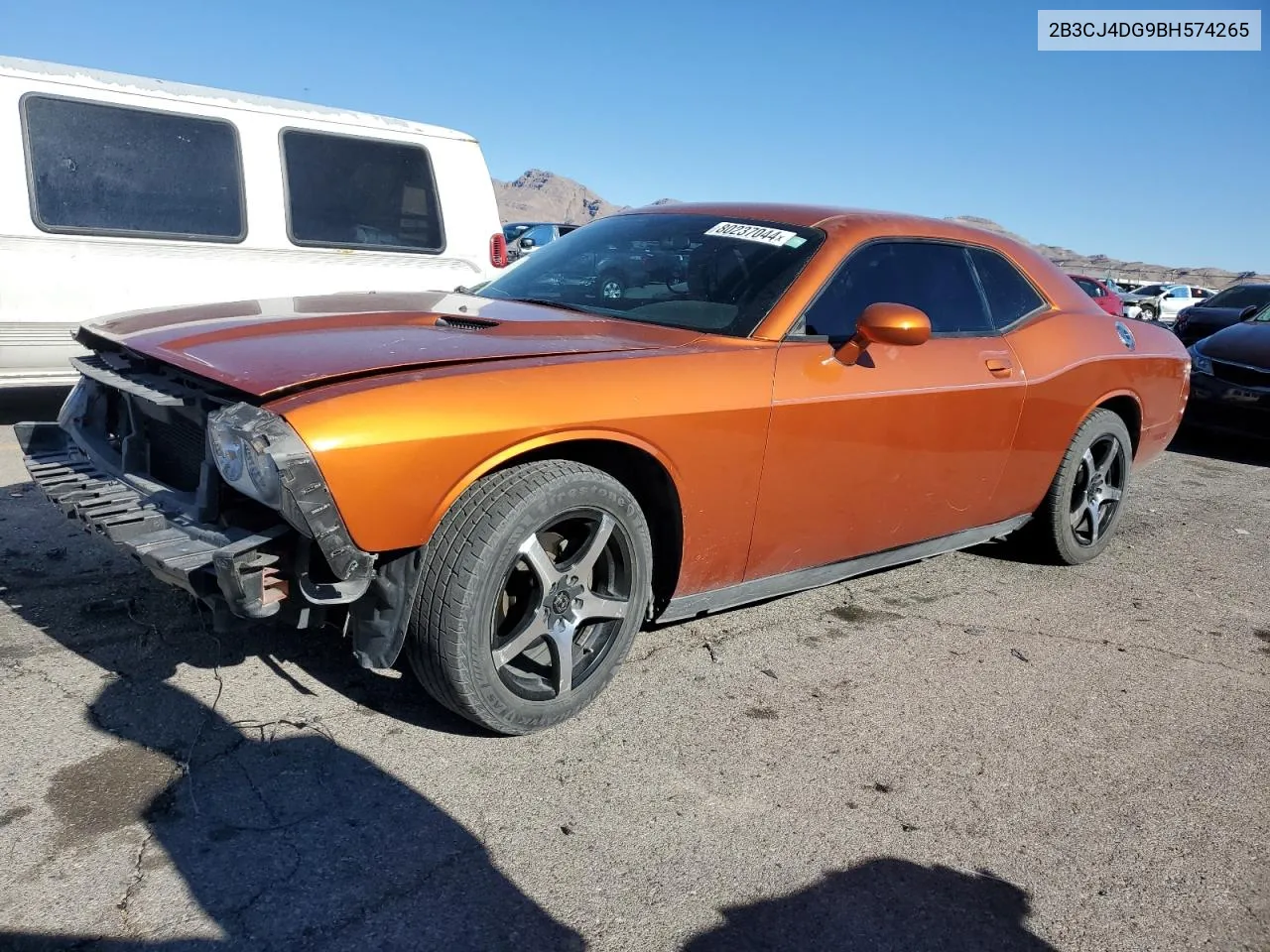 2011 Dodge Challenger VIN: 2B3CJ4DG9BH574265 Lot: 80237044