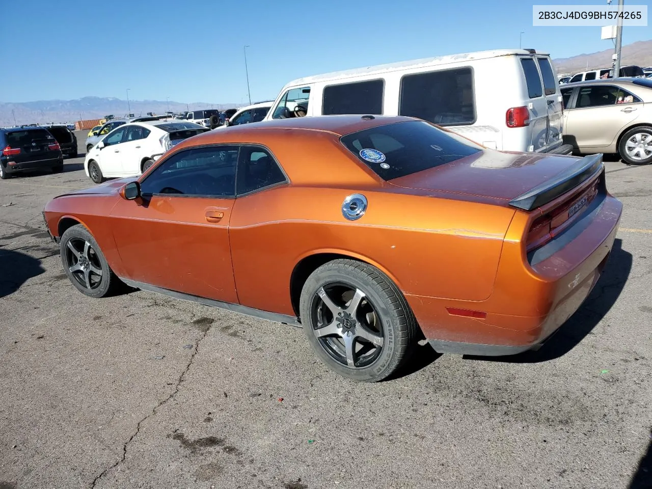 2011 Dodge Challenger VIN: 2B3CJ4DG9BH574265 Lot: 80237044