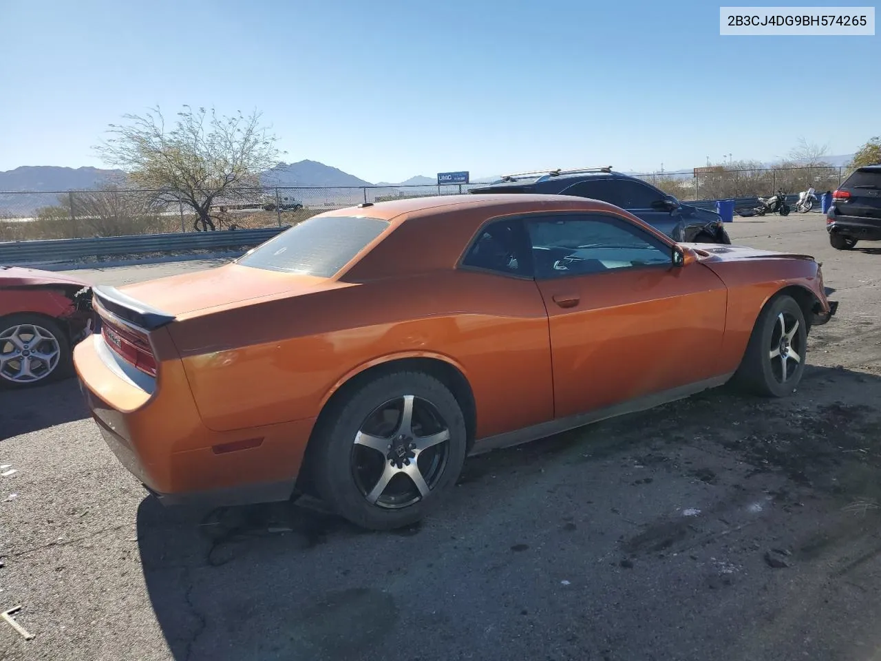 2011 Dodge Challenger VIN: 2B3CJ4DG9BH574265 Lot: 80237044