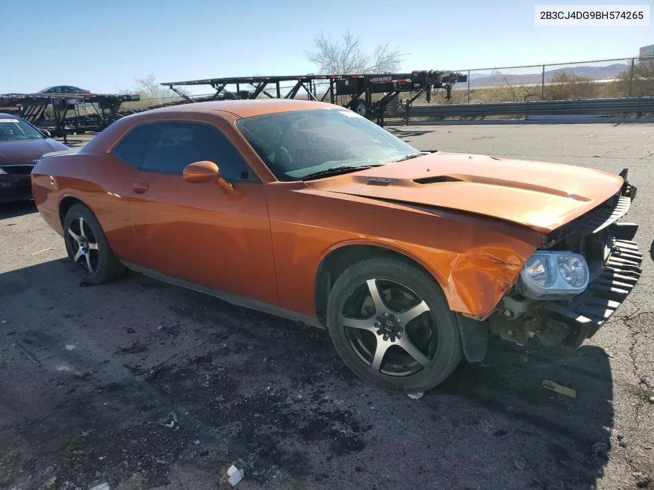 2011 Dodge Challenger VIN: 2B3CJ4DG9BH574265 Lot: 80237044