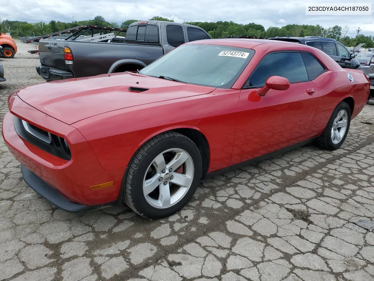 2012 Dodge Challenger Sxt VIN: 2C3CDYAG4CH187050 Lot: 52743774